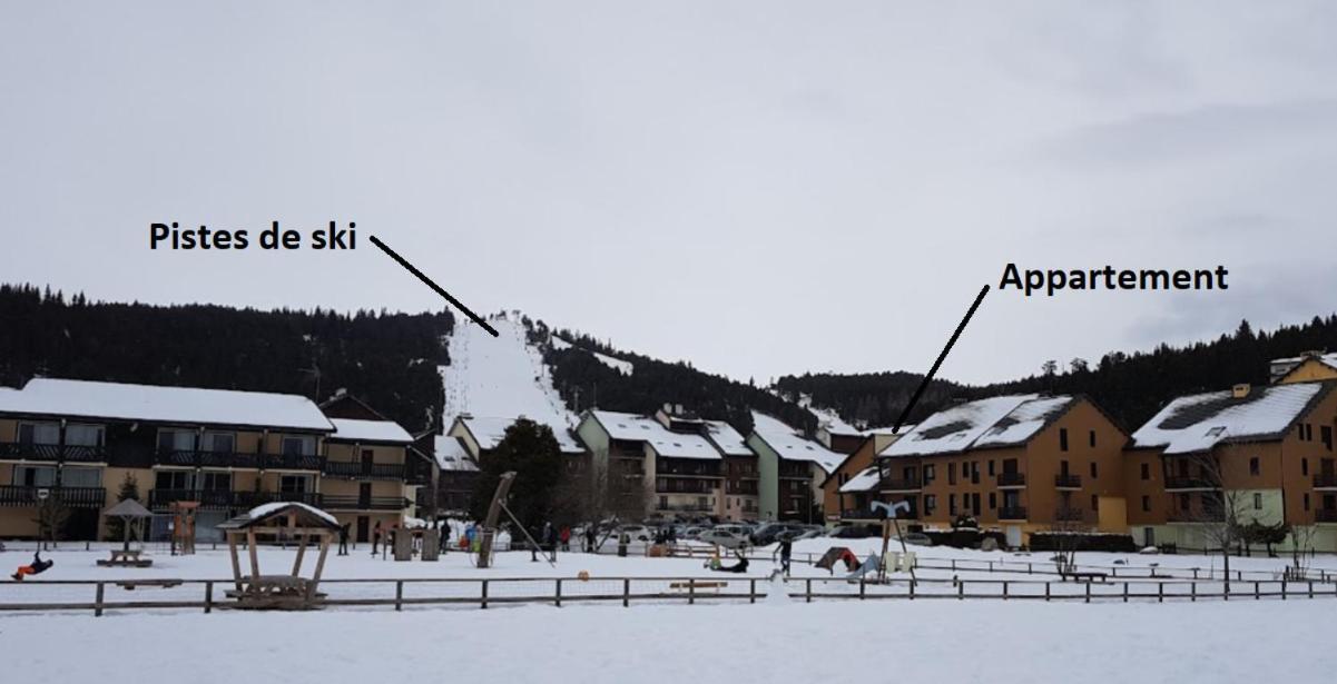 Apt Confortable Au Pied Des Pistes Et De La Foret Bolquere Exterior photo