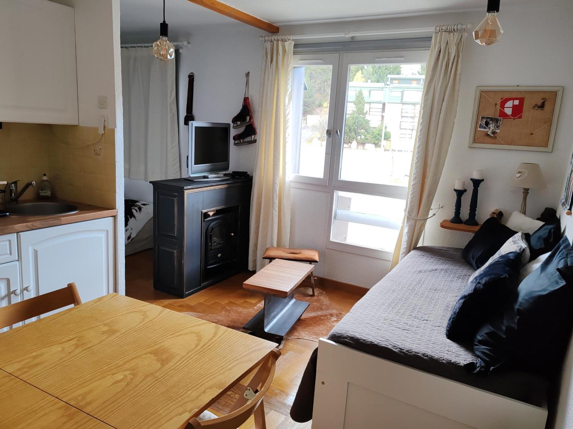 Apt Confortable Au Pied Des Pistes Et De La Foret Bolquere Exterior photo